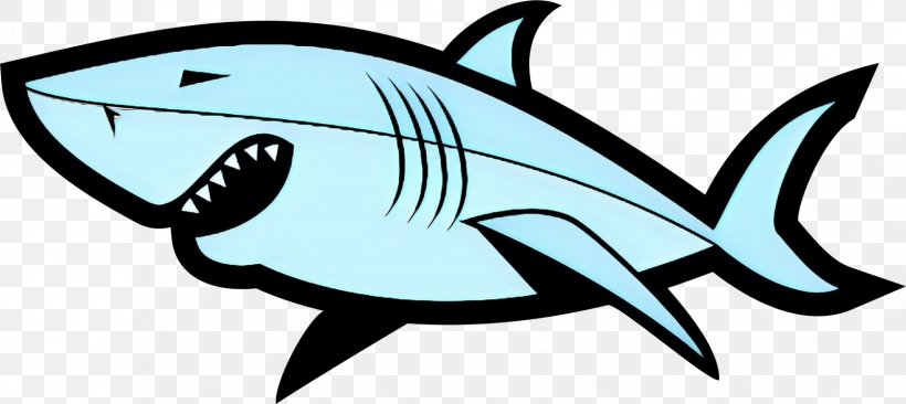 Great White Shark Background, PNG, 1676x750px, Pop Art, Cartilaginous Fishes, Cartoon, Coloring Book, Drawing Download Free