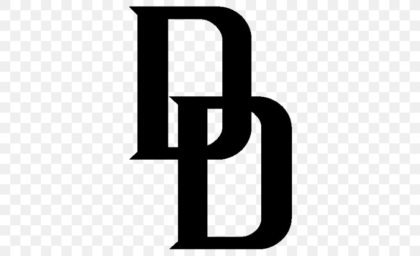 Logo Decal Daredevil Sticker Symbol, PNG, 500x500px, Logo, Brand, Daredevil, Decal, Lettering Download Free
