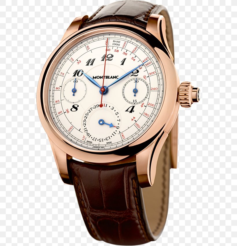 Watch Montblanc Jewellery, PNG, 568x850px, Villeret, Brown, Chronograph, Clock, Double Chronograph Download Free