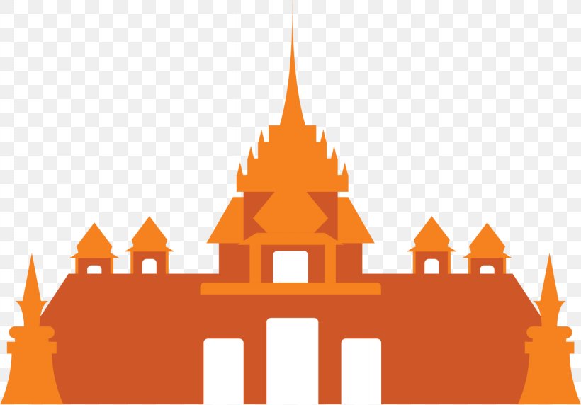 Bangkok Euclidean Vector Adobe Illustrator, PNG, 1434x1001px, Bangkok, Coreldraw, Orange, Symmetry, Thailand Download Free