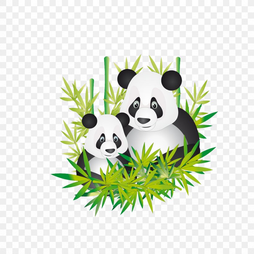 Giant Panda Bear Cartoon Clip Art, PNG, 2362x2362px, Giant Panda, Animal, Bear, Carnivoran, Cartoon Download Free