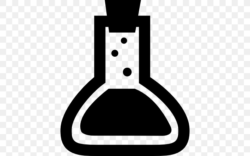 Laboratory Flasks Chemistry Erlenmeyer Flask Science, PNG, 512x512px, Laboratory Flasks, Artwork, Beaker, Black, Black And White Download Free