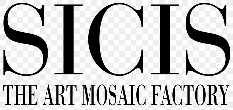 Logo Sicis Mosaic Ceramic Brand, PNG, 1600x756px, Logo, Area, Area M, Black And White, Brand Download Free