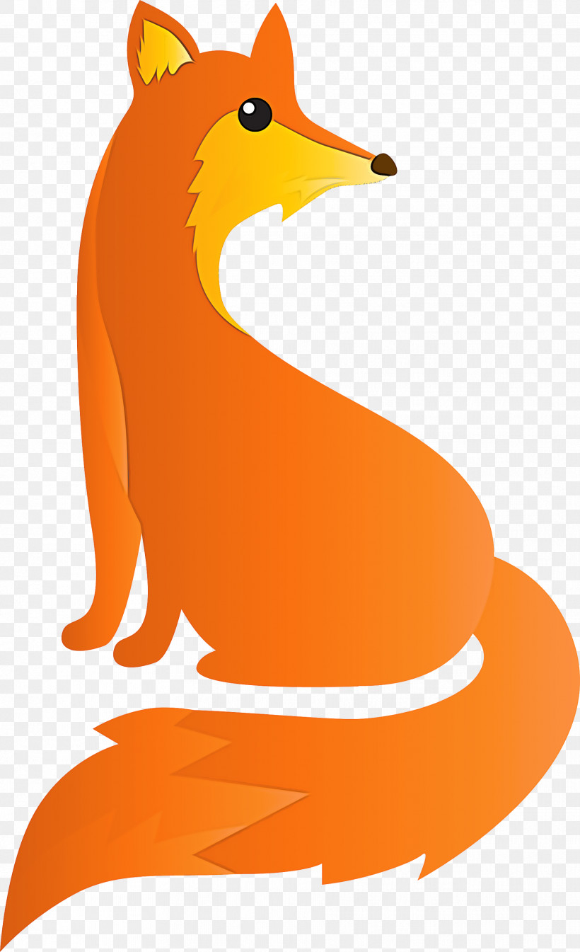 Orange, PNG, 1828x3000px, Watercolor Fox, Animal Figure, Cartoon, Fox, Orange Download Free