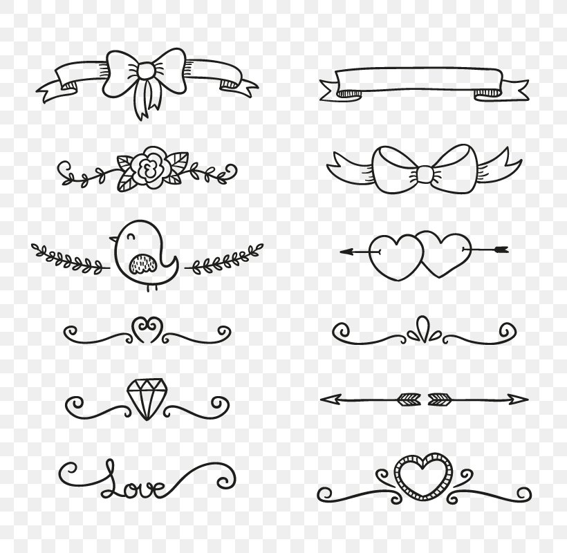Drawing Doodle Euclidean Vector, PNG, 800x800px, Drawing, Area, Art, Black And White, Body Jewelry Download Free