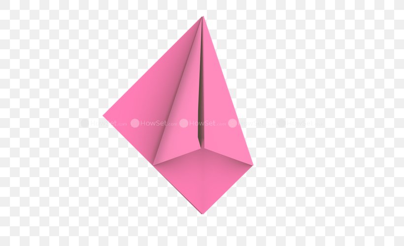 Triangle Origami, PNG, 500x500px, Origami, Magenta, Pink, Pink M, Stx Glb1800 Util Gr Eur Download Free