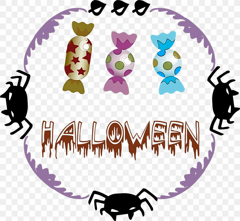 Happy Halloween, PNG, 2999x2764px, Happy Halloween, Biology, Cartoon, Logo, Meter Download Free
