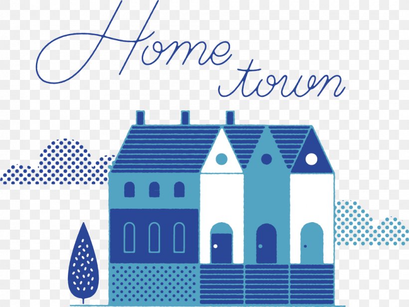 Vector Houses, PNG, 1060x796px, Computer Graphics, Area, Blue, Brand, Drawing Download Free