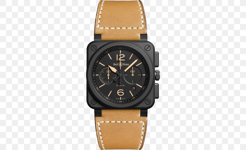 Chronograph Bell & Ross Watch Jewellery Swiss Made, PNG, 500x500px, Chronograph, Bell Ross, Brand, Brown, Bucherer Group Download Free