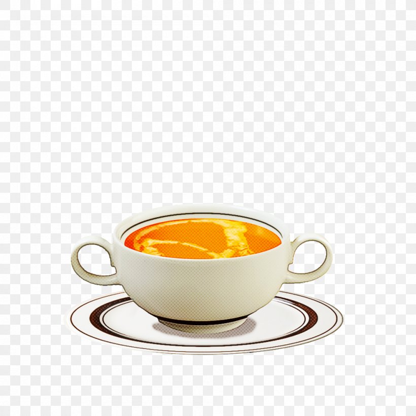 Coffee Cup, PNG, 1000x1000px, Cup, Coffee Cup, Drinkware, Orange, Saucer Download Free