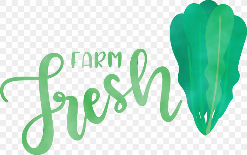 Logo Font Leaf Green Meter, PNG, 3000x1888px, Farm Fresh, Biology, Farm, Fresh, Green Download Free