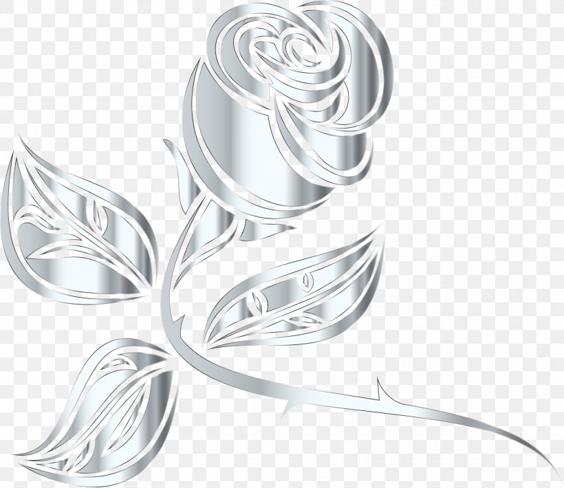 Rose Clip Art, PNG, 2342x2028px, Rose, Black And White, Body Jewelry, Display Resolution, Fashion Accessory Download Free