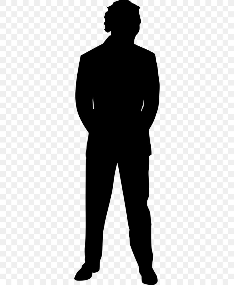 Man Cartoon, PNG, 500x1000px, Silhouette, Black, Business Silhouettes ...
