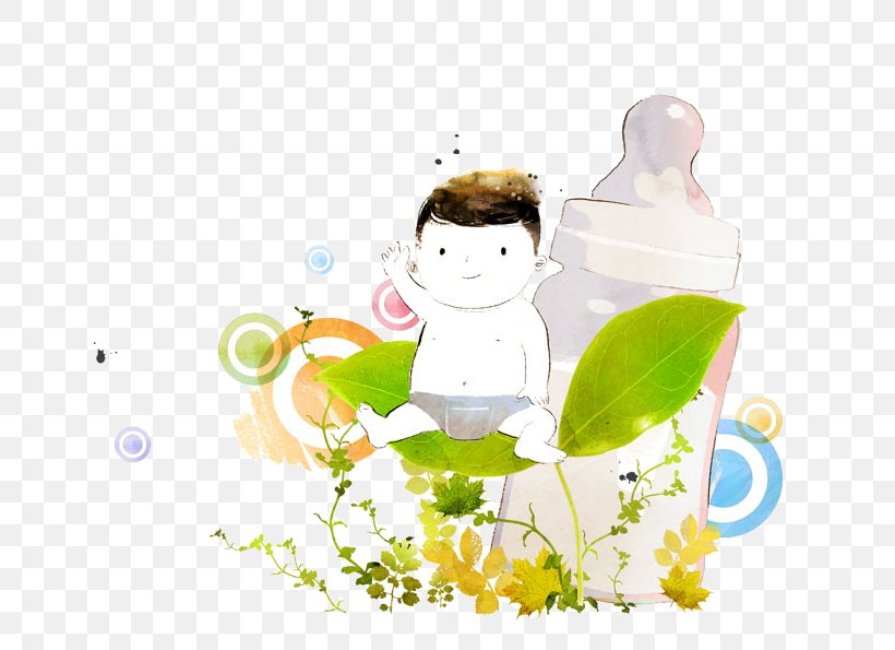 Milk Cartoon Illustration, PNG, 658x595px, Milk, Art, Baby Bottle, Cartoon, Child Download Free