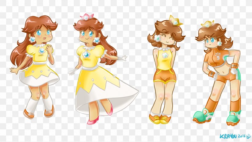 Princess Daisy Princess Peach Mario Party 3 Super Mario All-Stars, PNG, 1600x900px, Watercolor, Cartoon, Flower, Frame, Heart Download Free