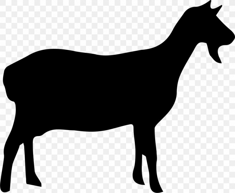 Horse Clip Art Vector Graphics Image, PNG, 980x806px, Horse, Black And White, Cattle Like Mammal, Cow Goat Family, Goat Antelope Download Free