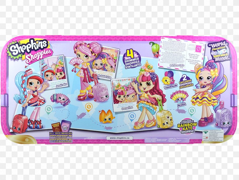 Shopkins Shoppies Rainbow Kate Shopkins Shoppies Bubbleisha Doll Toy Travel, PNG, 1000x754px, Shopkins Shoppies Rainbow Kate, Amazoncom, Barbie, Doll, Dollhouse Download Free