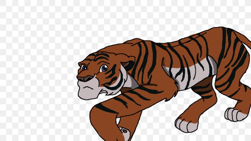 Tiger Lion Wildlife Terrestrial Animal Clip Art, PNG, 1024x575px, Tiger, Animal, Big Cats, Carnivoran, Cartoon Download Free