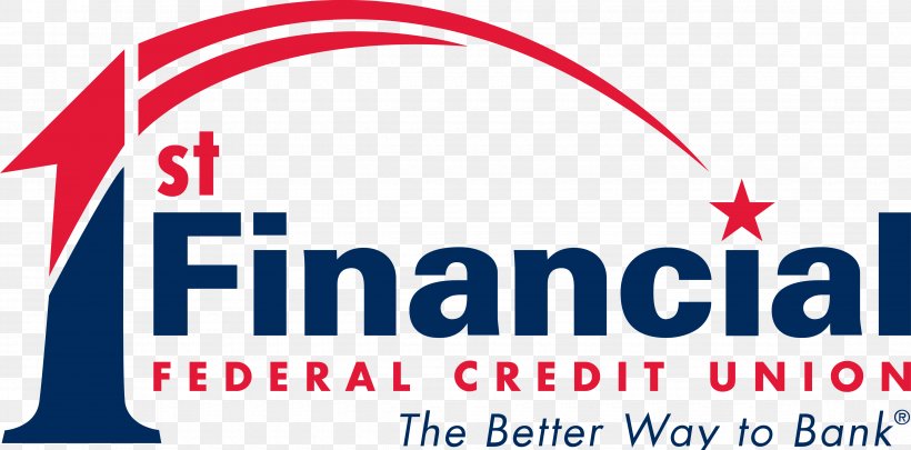 1st Financial Federal Credit Union Logo Cooperative Bank, PNG, 4700x2327px, Logo, Air Force Federal Credit Union, Area, Bank, Banner Download Free