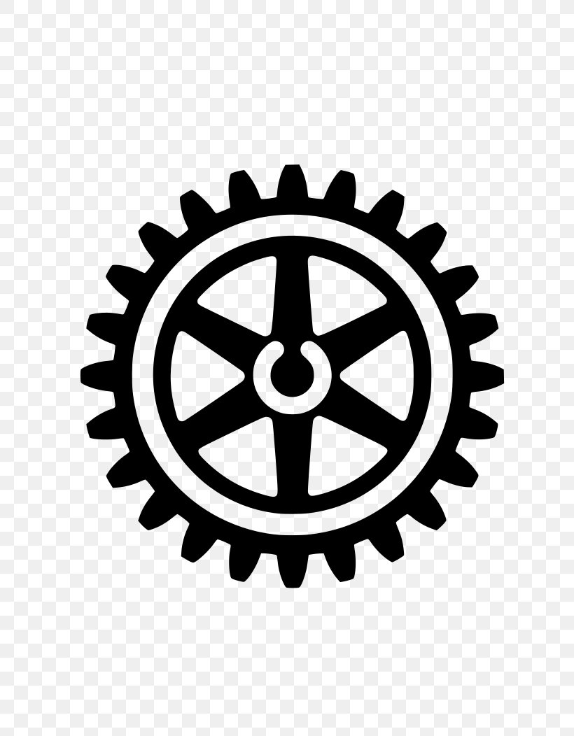 Rotary International Rotary Club Of Pottstown Rotary Foundation Rotary Youth Exchange Lions Clubs International, PNG, 744x1052px, Rotary International, Bicycle Drivetrain Part, Bicycle Part, Black And White, Brand Download Free