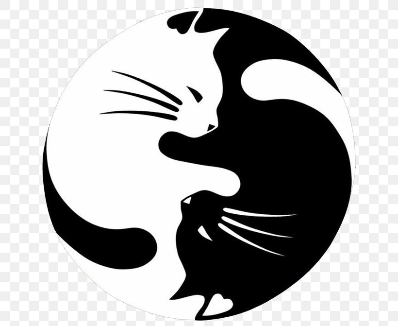 Cat Kitten Window Decal Sticker, PNG, 700x671px, Cat, Artwork, Bicolor Cat, Black And White, Black Cat Download Free