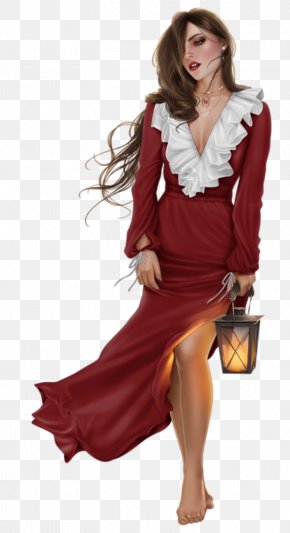 Woman - Woman Fashion Drawing Image Illustration PNG