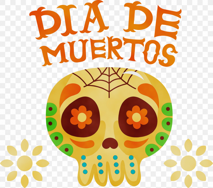 Cartoon Painting Drawing Paint By Number, PNG, 3000x2651px, Day Of The Dead, Cartoon, D%c3%ada De Muertos, Dia De Los Muertos, Drawing Download Free