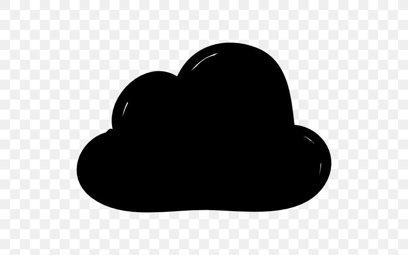 Cloud Computing Clip Art, PNG, 512x512px, Cloud Computing, Black And White, Cloud Storage, Hat, Headgear Download Free