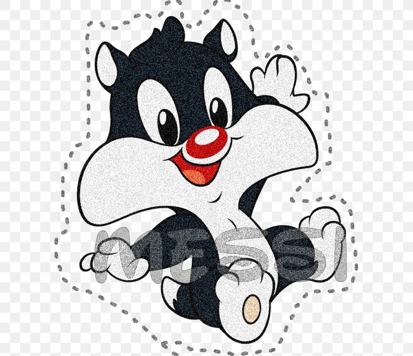 Sylvester Tasmanian Devil Tweety Daffy Duck Bugs Bunny, PNG, 603x706px, Watercolor, Cartoon, Flower, Frame, Heart Download Free