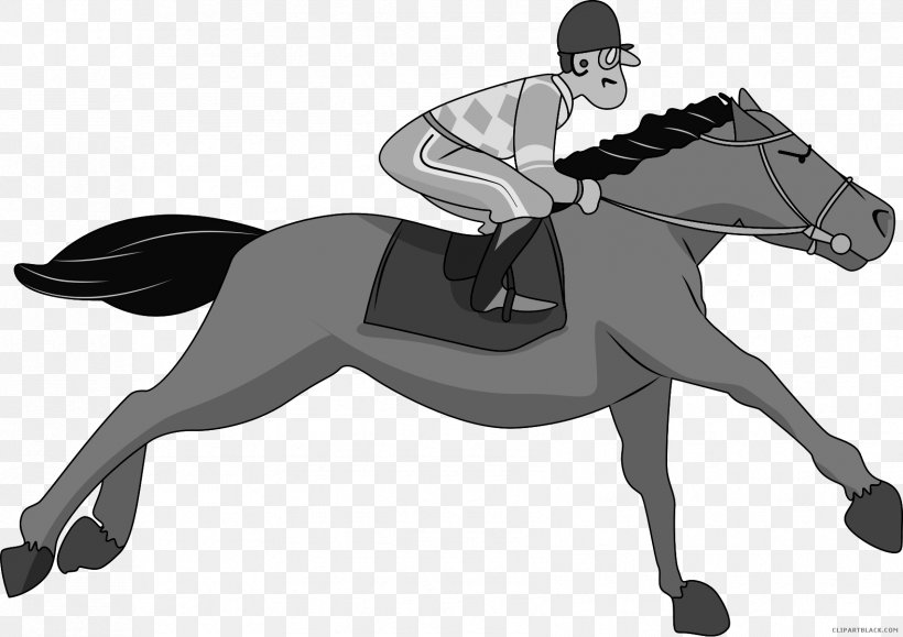 Thoroughbred Horse Racing 2015 Kentucky Derby Jockey Clip Art, PNG, 1705x1204px, 2015 Kentucky Derby, Thoroughbred, Black, Black And White, Bridle Download Free