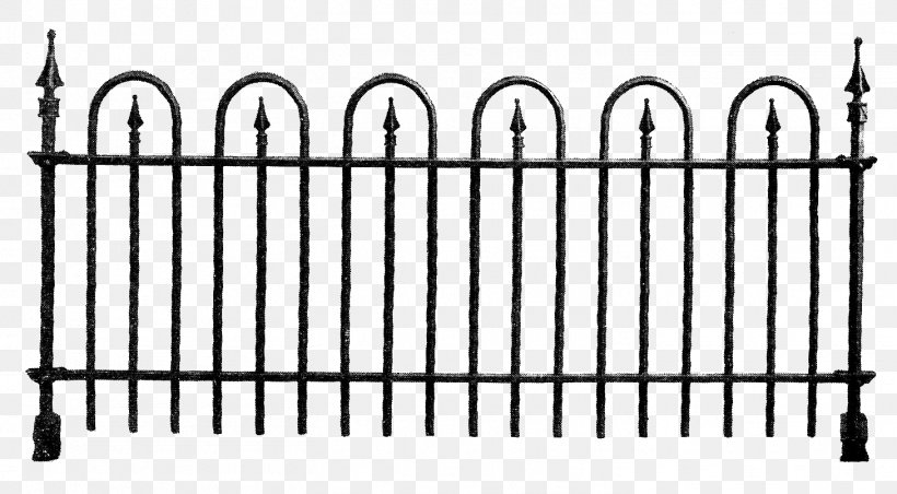 Fence Clip Art, PNG, 1459x806px, Fence, Aluminum Fencing, Black And White, Chain Link Fencing, Garden Download Free