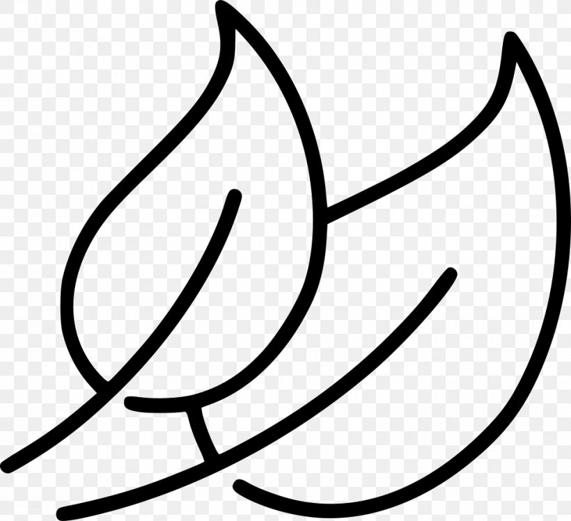 Leaf, PNG, 980x896px, Leaf, Area, Black And White, Cloud, Line Art Download Free