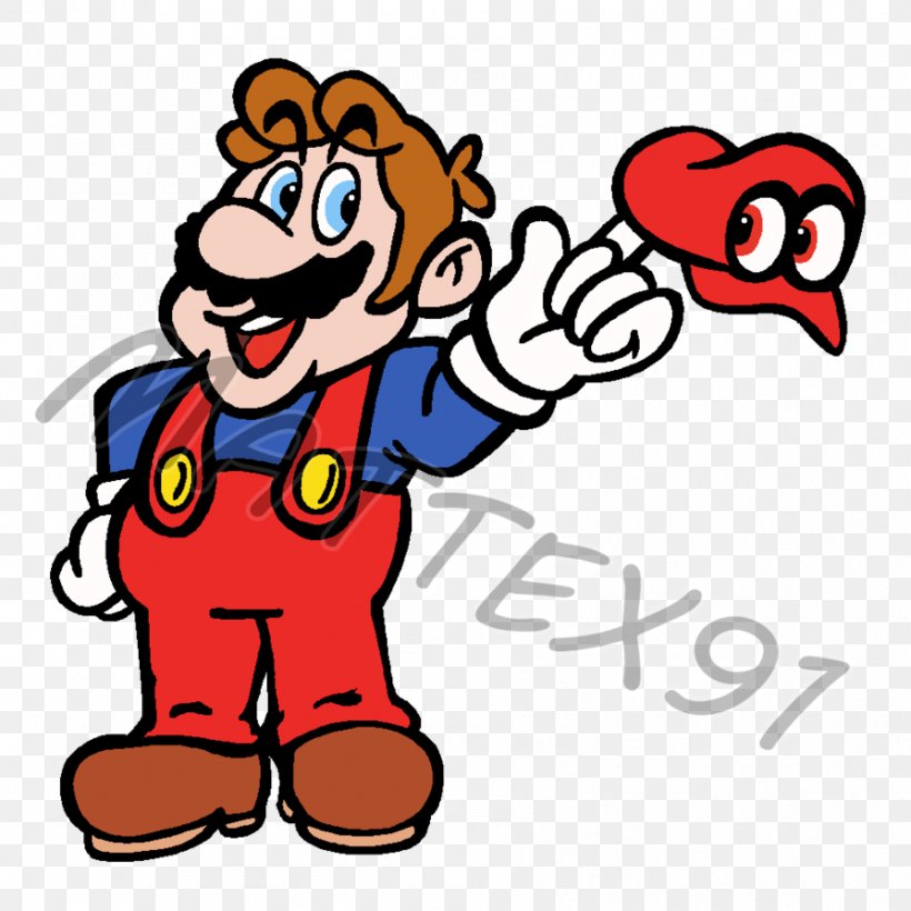 Super Mario Bros. Super Mario World Super Nintendo Entertainment System Super Mario Odyssey, PNG, 894x894px, Watercolor, Cartoon, Flower, Frame, Heart Download Free
