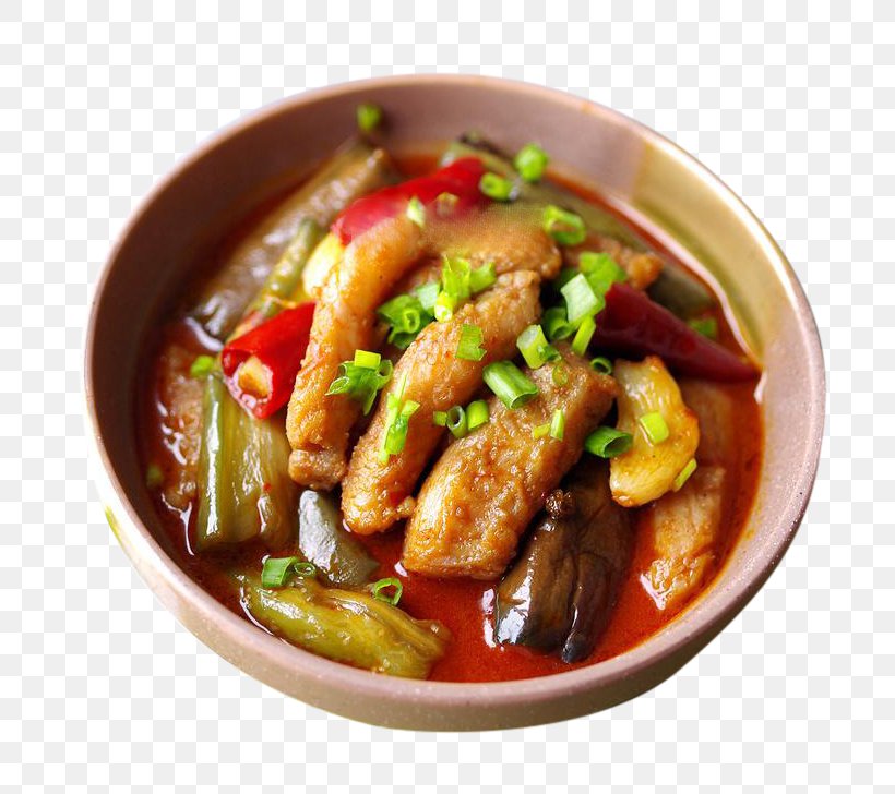 Twice Cooked Pork Red Curry Eggplant Braising Vegetable, PNG, 800x728px, Twice Cooked Pork, Asam Pedas, Asian Food, Braising, Capsicum Annuum Download Free