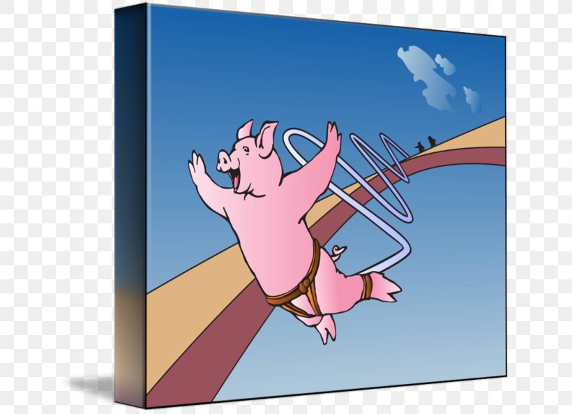 Bungee Jumping Art Pig Bungee Cords, PNG, 650x593px, Bungee Jumping, Art, Bungee Cords, Cartoon, Fiction Download Free