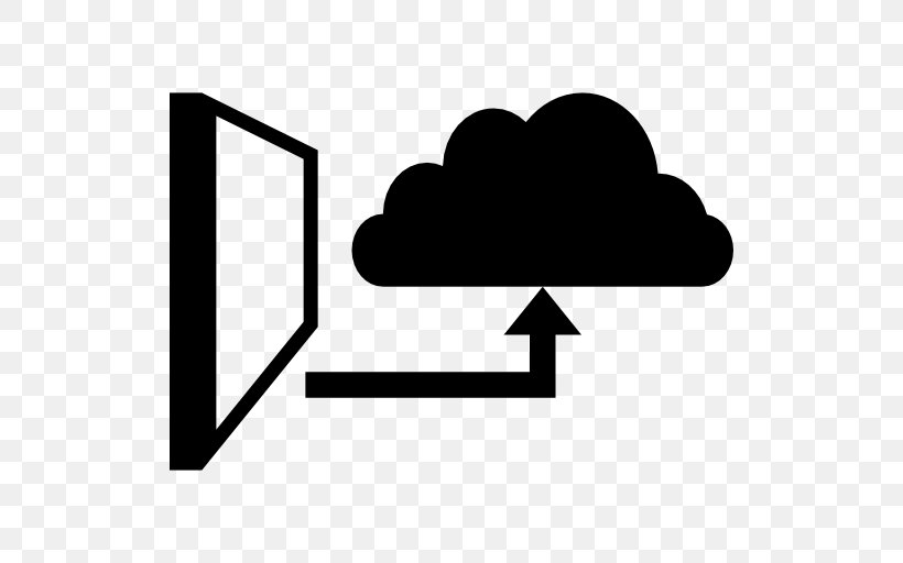 Cloud Storage, PNG, 512x512px, Data, Area, Black, Black And White, Brand Download Free