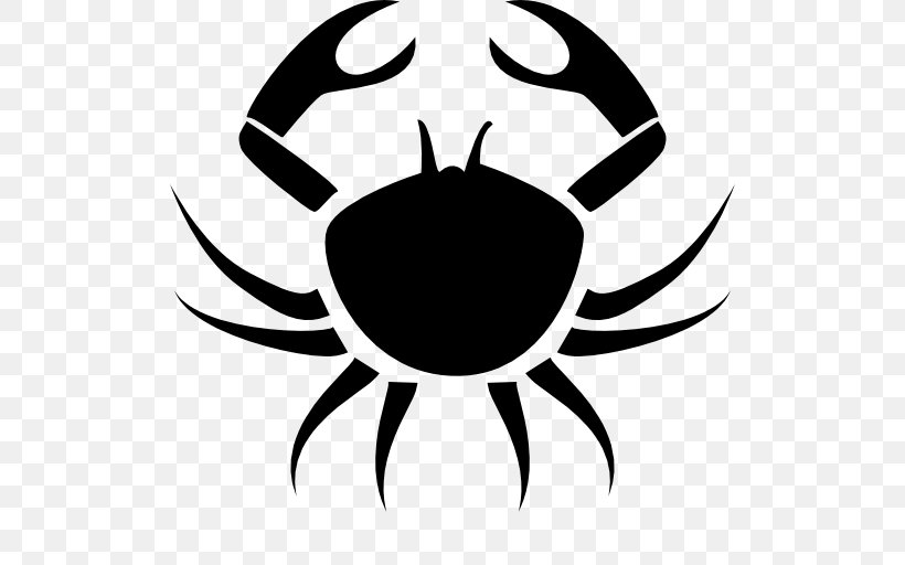 Crab Cancer Astrological Sign Zodiac, PNG, 512x512px, Crab, Aries, Artwork, Astrological Sign, Black Download Free