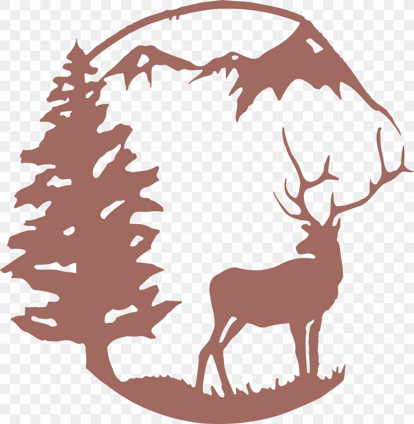 Moose Deer Wall Metal Art, PNG, 4000x4095px, Moose, Antler, Art, Black And White, Cabinetry Download Free