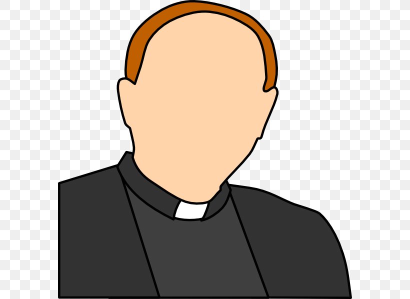 Priesthood In The Catholic Church Clergy Clip Art, PNG, 588x598px, Priest, Bishop, Cartoon, Catholic Church, Chin Download Free