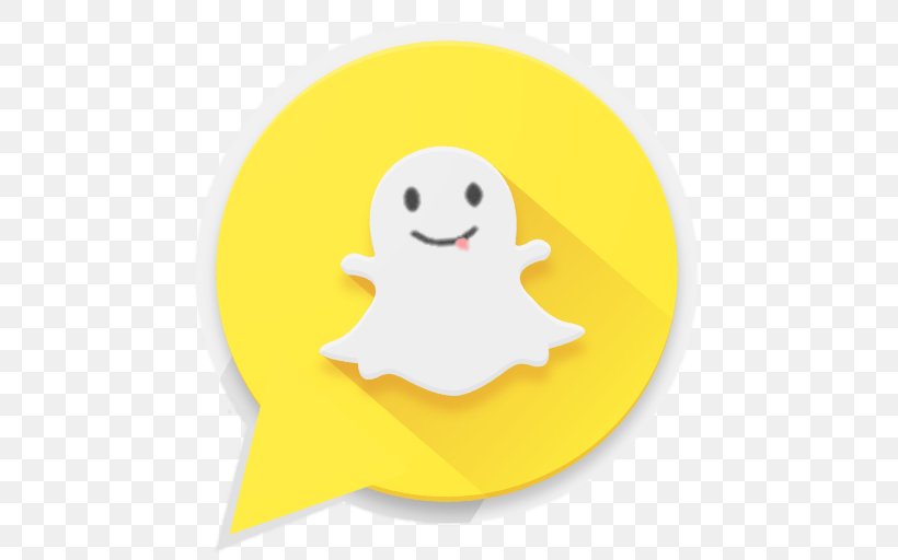 Logo Snapchat Symbol, PNG, 512x512px, Logo, Emoticon, Happiness, Material Design, Smile Download Free