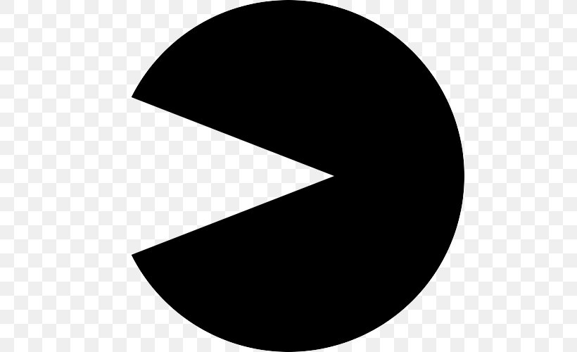 Pac-Man Super Smash Bros. Melee Super Smash Bros. Brawl Logo DeviantArt, PNG, 500x500px, Pacman, Black, Black And White, Crescent, Deviantart Download Free