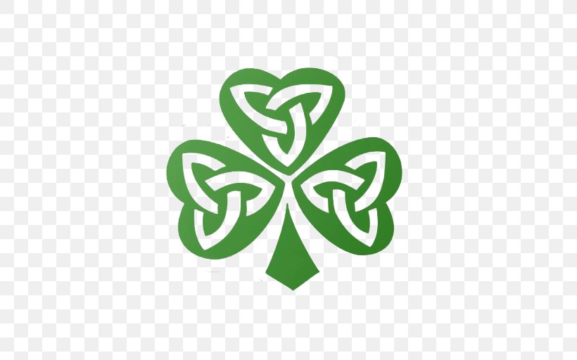 Celtic Knot Shamrock Ireland Symbol, PNG, 512x512px, Celtic Knot, Celtic Art, Celts, Clover, Decal Download Free