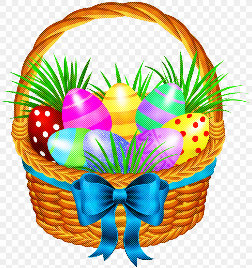 Easter Egg, PNG, 2826x3000px, Gift Basket, Baking Cup, Basket, Easter, Easter Egg Download Free