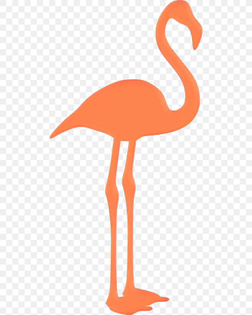 Flamingo, PNG, 512x1024px, Greater Flamingo, Beak, Bird, Flamingo, Orange Download Free
