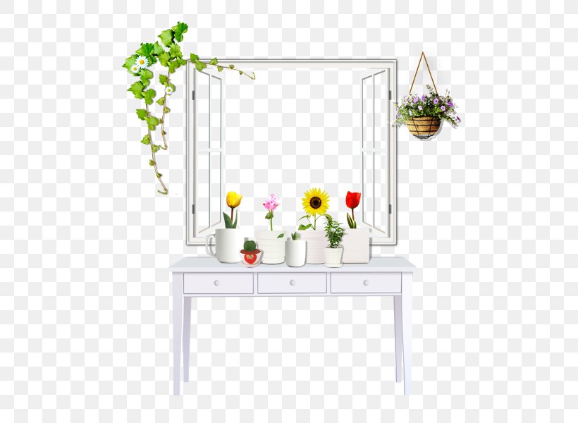 Window Table Flowerpot, PNG, 600x600px, Window, Building, Decal, Flooring, Floral Design Download Free