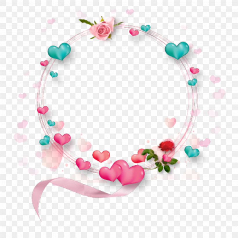 Pink Body Jewelry Heart Jewellery Bead, PNG, 2896x2896px, Pink, Bead, Body Jewelry, Heart, Jewellery Download Free