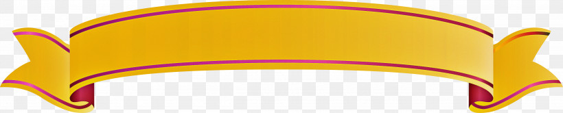Arch Ribbon, PNG, 4858x979px, Arch Ribbon, Line, Rectangle, Yellow Download Free