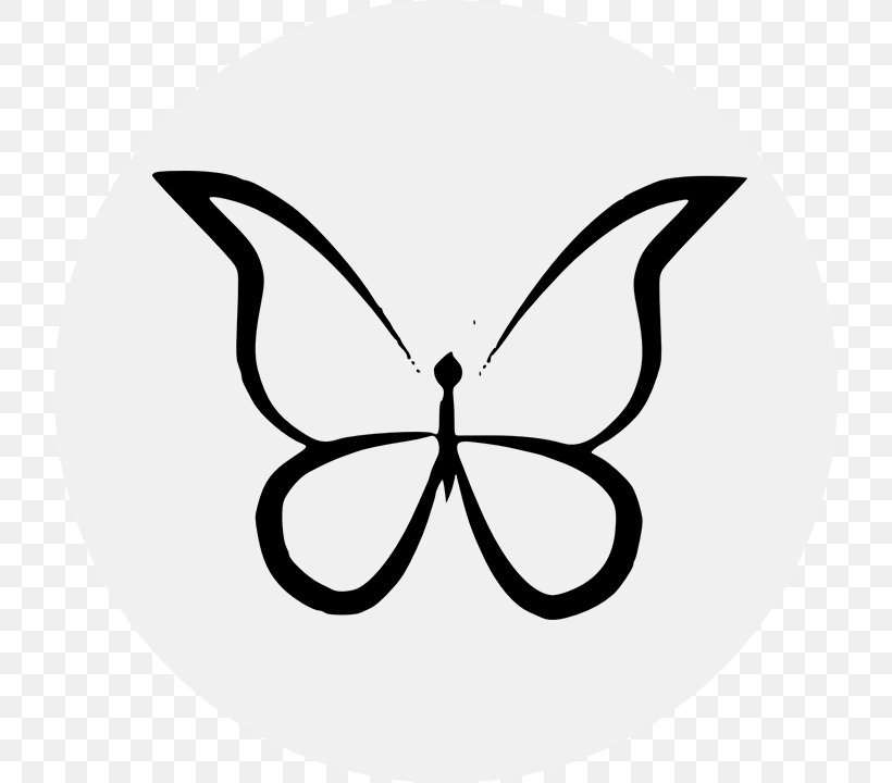 Monarch Butterfly Clip Art, PNG, 720x720px, Butterfly, Black, Black And White, Brush Footed Butterfly, Cabbage White Download Free