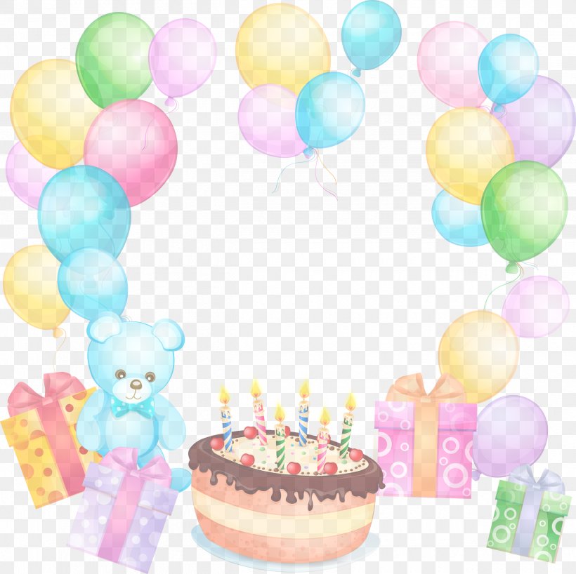 Birthday Party, PNG, 2500x2495px, Balloon, Birthday, Birthday Party, Cake, Event Download Free