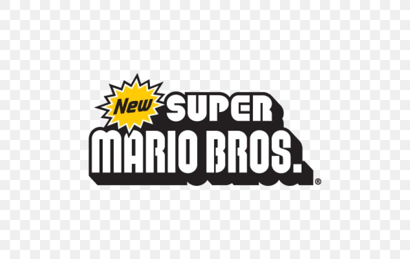 New Super Mario Bros. 2 New Super Mario Bros. 2 New Super Mario Bros. Wii, PNG, 518x518px, New Super Mario Bros, Area, Brand, Logo, Mario Download Free